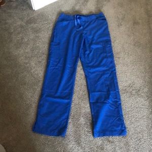 Blue hue scrub pants